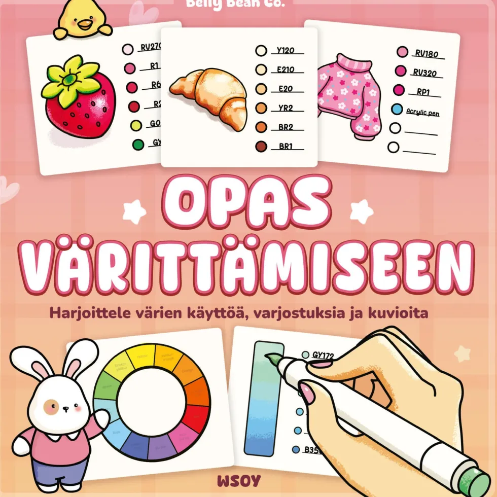 Belly Bean Co. Opas värittämiseen