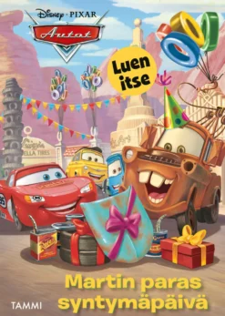 Disney Pixar Autot. Martin paras syntymäpäivä. Luen itse