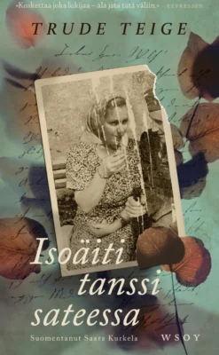 Isoäiti tanssi sateessa