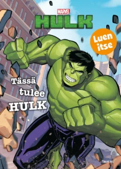 Marvel. Tässä tulee Hulk. Luen itse.