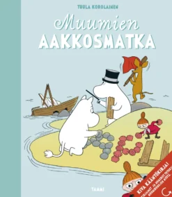 Muumien aakkosmatka ja numeroleikit -kääntökirja
