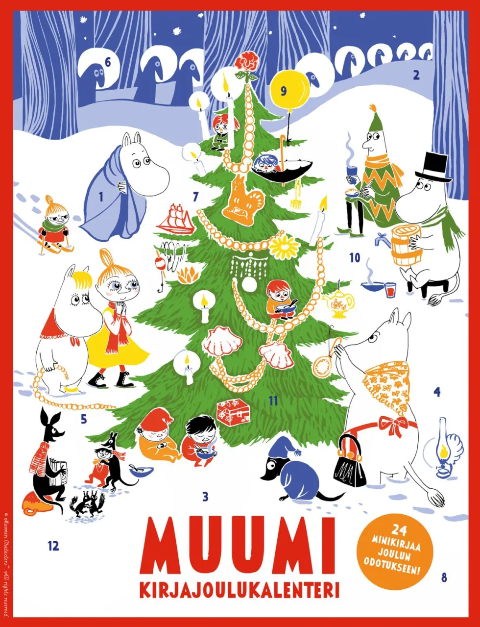 MUUMI kirjajoulukalenteri