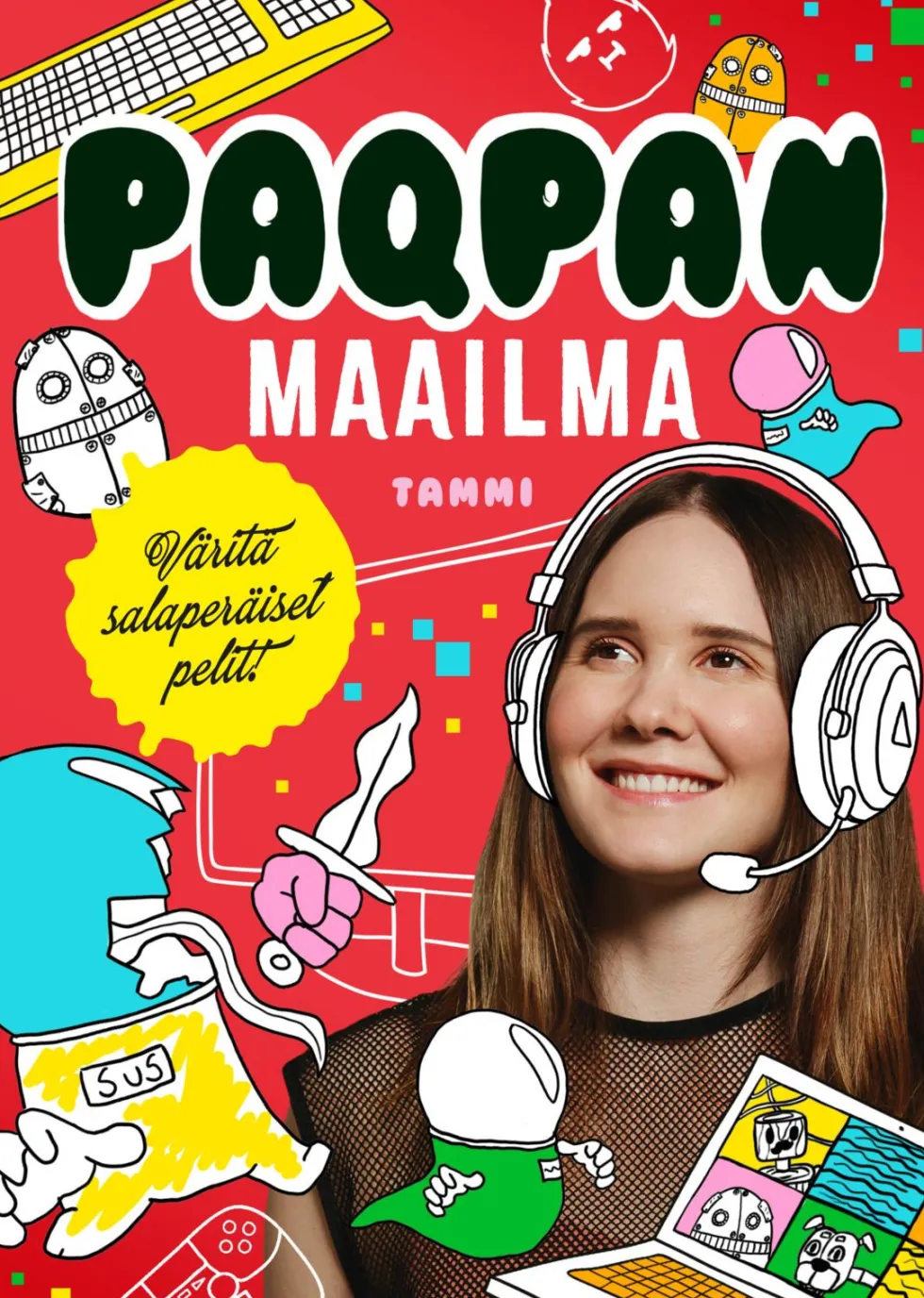 Paqpan maailma. Väritä salaperäiset pelit!