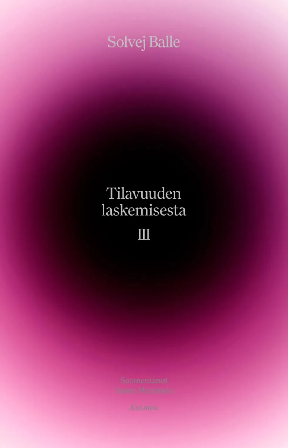 Tilavuuden laskemisesta III