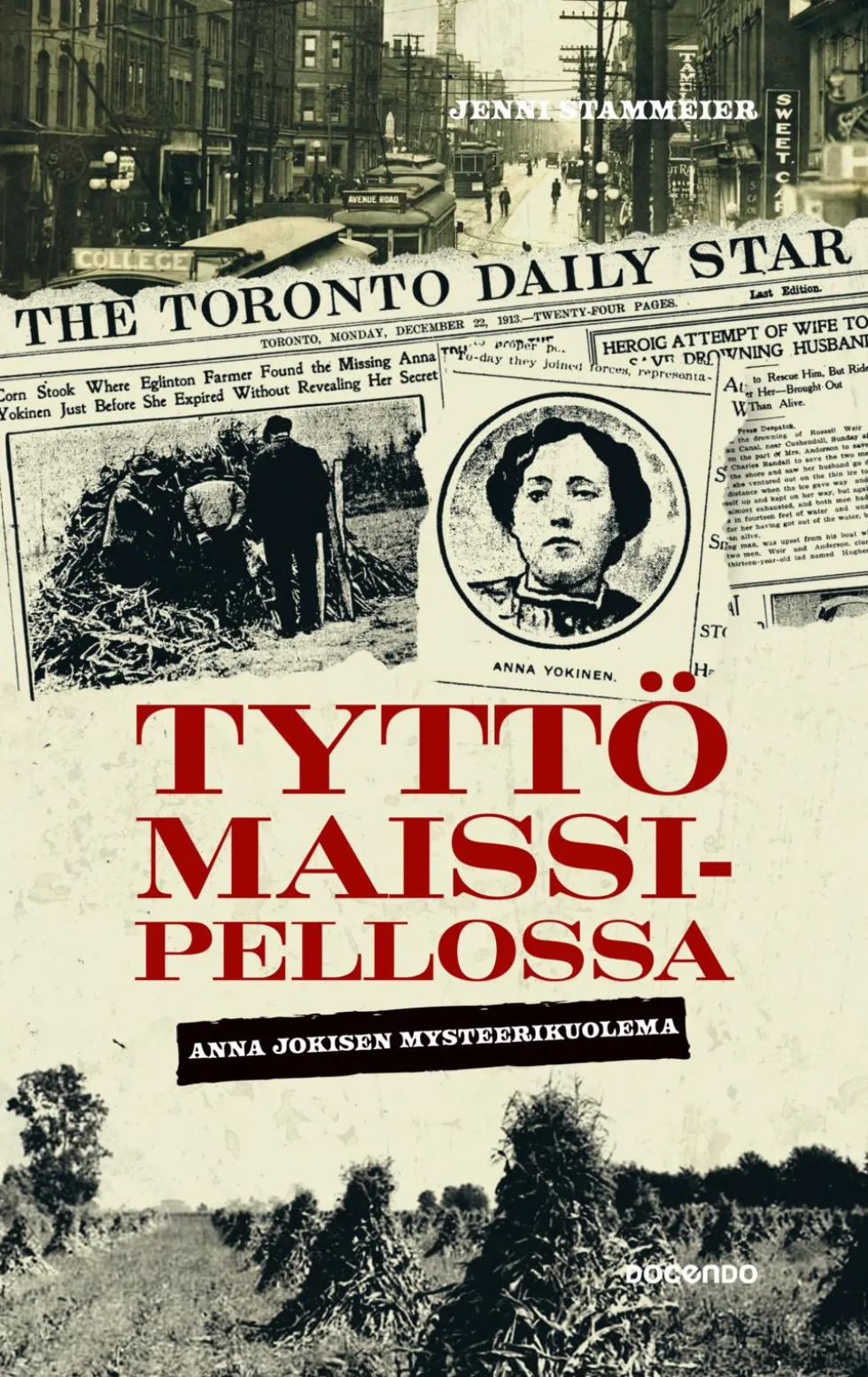 Tyttö maissipellossa
